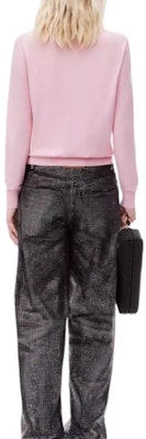 (Women) Alexander Wang FW24 Embossed Logo Long Sleeve Knit Sweater Women’s Pink Lace 4KC3243017-Pink Shop (Women) Alexander Wang FW24 Embossed Logo Long Sleeve Knit Sweater Women’s Pink Lace 4KC3243017-Pink