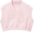 Buy (Women) Alexander Wang FW24 Embossed Logo Slim V-Neck Cropped Tank Top Ballet Pink Women 1KC3241035684A