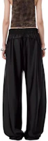 Shop (W) Alexander Wang FW24 女款黑色標誌邊飾休閒長褲 4CC3244367-Black