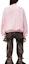 Shop (W) アレキサンダー ワン FW24 ロゴ クルーネック スウェットシャツ レディース バレエピンク。 1KC3231017684A