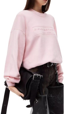 (W) アレキサンダー ワン FW24 ロゴ クルーネック スウェットシャツ レディース バレエピンク。 1KC3231017684A Purchase (W) アレキサンダー ワン FW24 ロゴ クルーネック スウェットシャツ レディース バレエピンク。 1KC3231017684A