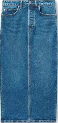 (W) アレキサンダー ワン FW24 ミニマリスト カジュアル デニム ミディスカート レディース 深青 4DC3245459401 Order (W) アレキサンダー ワン FW24 ミニマリスト カジュアル デニム ミディスカート レディース 深青 4DC3245459401