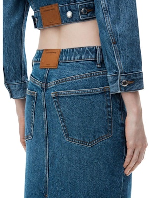 (W) アレキサンダー ワン FW24 ミニマリスト カジュアル デニム ミディスカート レディース 深青 4DC3245459401 Details for (W) アレキサンダー ワン FW24 ミニマリスト カジュアル デニム ミディスカート レディース 深青 4DC3245459401