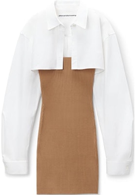 (W) アレキサンダーワン FW24 ミニマリスト レイヤード 長袖 ショートドレス ベージュ 1KC3246062219A Order (W) アレキサンダーワン FW24 ミニマリスト レイヤード 長袖 ショートドレス ベージュ 1KC3246062219A