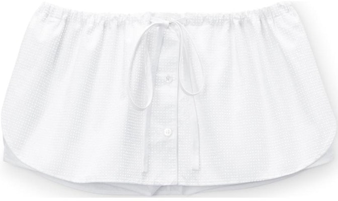 (W) アレキサンダー・ワン FW24 ミニマリスト ホワイト ドローストリング スカート 女性用 1WC3244753100 Buy (W) アレキサンダー・ワン FW24 ミニマリスト ホワイト ドローストリング スカート 女性用 1WC3244753100