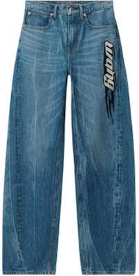 (W) アレキサンダー ワン FW24 レディース ロゴ デニム ジーンズ - インディゴブルー 4DC4244490483A Order (W) アレキサンダー ワン FW24 レディース ロゴ デニム ジーンズ - インディゴブルー 4DC4244490483A