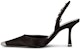 (Women) Alexander Wang Grace 85 'Elegant Fashion High-Heeled Slide Black' 30121P034