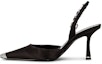 Buy (Women) Alexander Wang Grace 85 'Elegant Fashion High-Heeled Slide Black' 30121P034
