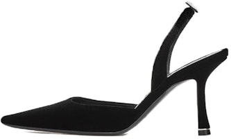 (Women) Alexander Wang Grace 'Black Velvet Heel' 30C220P014 (Women) Alexander Wang Grace 'Black Velvet Heel' 30C220P014