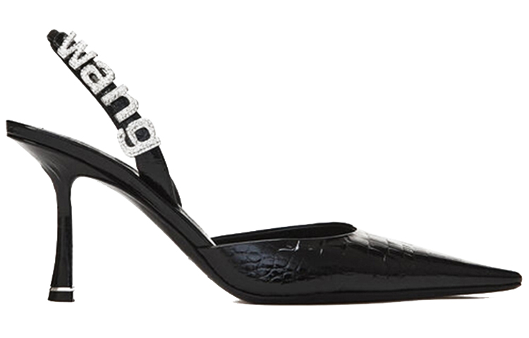 (W) Alexander Wang Grace 'Embossed Heel Black' 圖 2