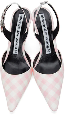 (W) Alexander Wang Grace 'Tacones Altos Bajos Cuadros Rosados' 30221P045 Shop (W) Alexander Wang Grace 'Tacones Altos Bajos Cuadros Rosados' 30221P045