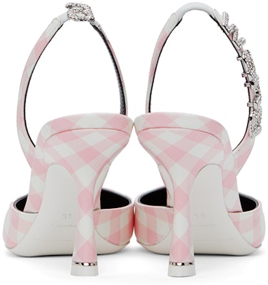 (W) Alexander Wang Grace 'Tacones Altos Bajos Cuadros Rosados' 30221P045 Purchase (W) Alexander Wang Grace 'Tacones Altos Bajos Cuadros Rosados' 30221P045