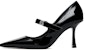 (W) Alexander Wang Grace Tumit Tinggi 'Black Mary Jane' 30C220P008