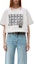 Shop (Women) Alexander Wang Graphic Print Oversized T-Shirt Grey UCC4231641-083