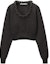 Order (W) Alexander Wang Sweater Wanita Lengan Panjang Abu-Abu dengan Detail Rantai 1KC4231042-063