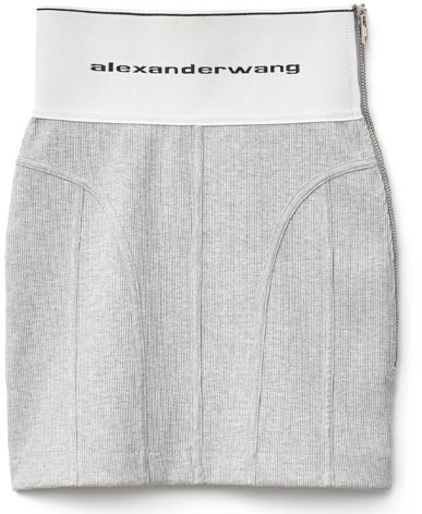 women-alexander-wang-grey-mini-skirt-with-logo-decor-and-stretch-ribbed-design-1-c195120020