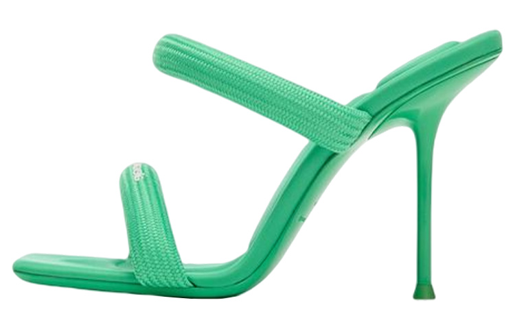 (Women) Alexander Wang High-Heeled Green 'Fashion Slide' 30321S033310
