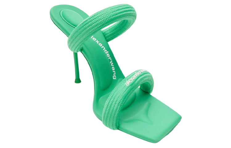Lookbook (W) Alexander Wang High-Heels Grün ''Fashion Slide'' 30321S033310