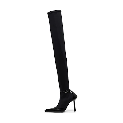 (W) Alexander Wang High-Top Boot 'Black Leather'