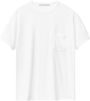 (Women) Alexander Wang High-Twist Cotton Pocket Crewneck Short-Sleeve T-Shirt 1W491144X1-100 (Women) Alexander Wang High-Twist Cotton Pocket Crewneck Short-Sleeve T-Shirt 1W491144X1-100