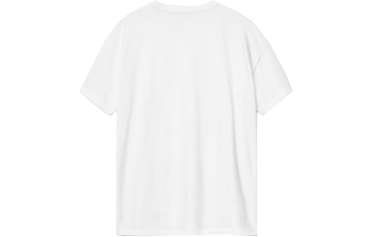 Lookbook (W) 亚历山大王高捻棉短袖口袋圆领T恤 1W491144X1-100