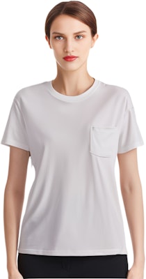 (W) 亚历山大王高捻棉短袖口袋圆领T恤 1W491144X1-100 Sizing (W) 亚历山大王高捻棉短袖口袋圆领T恤 1W491144X1-100