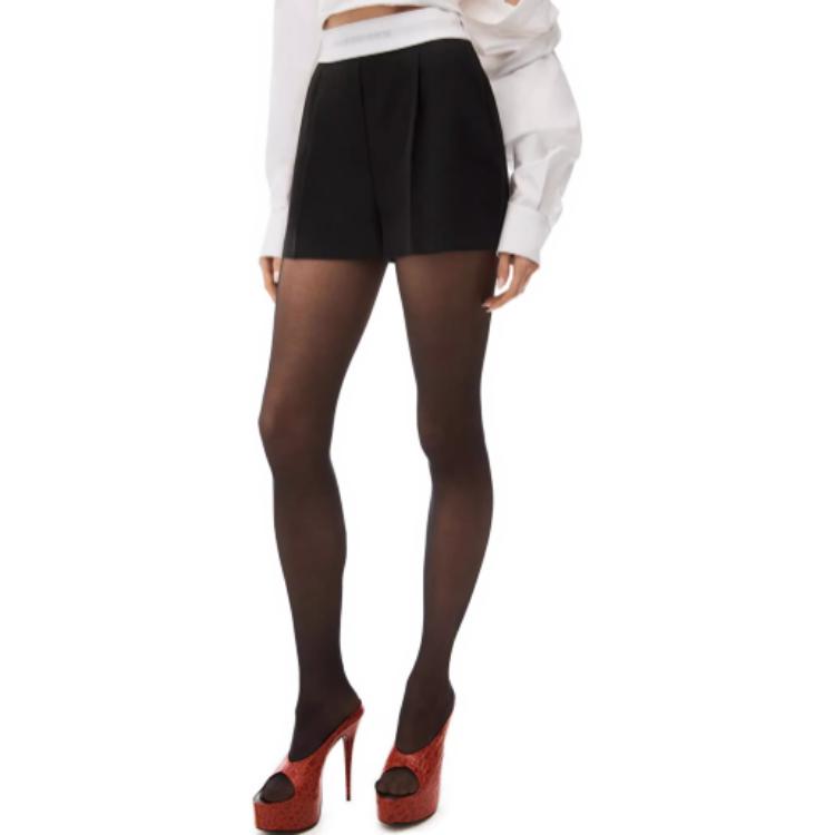 (Women) Alexander Wang High-Waist Pleated Relaxed Fit Shorts for Women 1WC3234080-100 圖 5