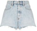 Buy (Women) Alexander Wang High-Waisted Frayed Denim Shorts Women Blue 4DC4214014-270