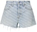 Order (Women) Alexander Wang High-Waisted Logo Denim Shorts - Blue 4DC2204781