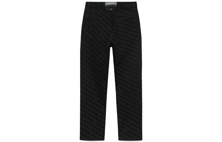 Lookbook (Women) Alexander Wang High-Waisted Logo Skinny Jeans Black 4DC2204794-960