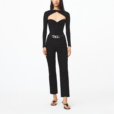 (Women) Alexander Wang High-Waisted Logo Skinny Jeans Black 4DC2204794-960 Shop (Women) Alexander Wang High-Waisted Logo Skinny Jeans Black 4DC2204794-960