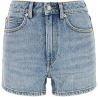 (Women) Alexander Wang High-Waisted Slim Fit Denim Shorts Women - Blue. 4DC4234161-471A (Women) Alexander Wang High-Waisted Slim Fit Denim Shorts Women - Blue. 4DC4234161-471A