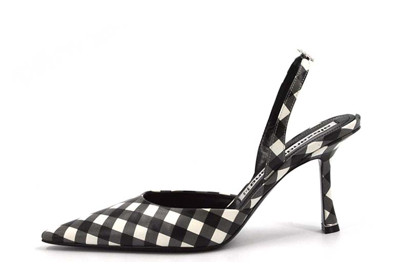 (W) Alexander Wang High Heel 'Black White Colorblock'