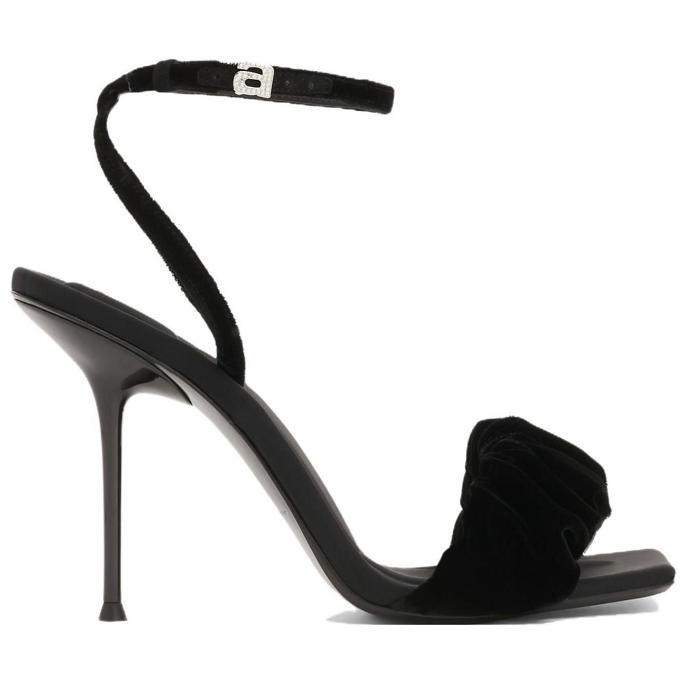 (W) Alexander Wang High Heel Fashion Slide 'Black' 圖 2