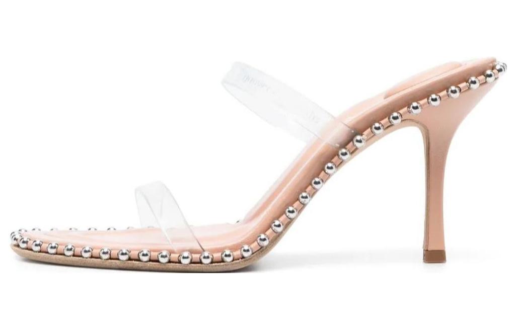 (Women) Alexander Wang High Heel Slide Sandals 'Beige' 30323S044