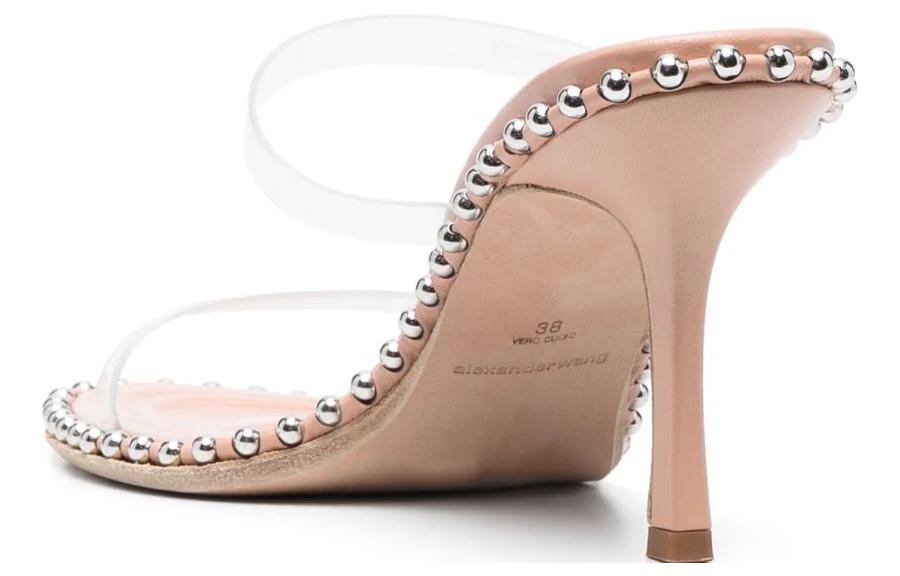 Shop (W) (女性用) アレキサンダー・ワン ハイヒールスライドサンダル 'ベージュ' 30323S044 30323S044