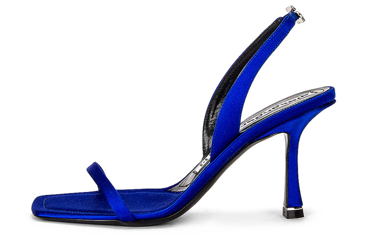 (W) Alexander Wang Ivy 85 'Blue Strappy Open-Toe Heeled Sandal'