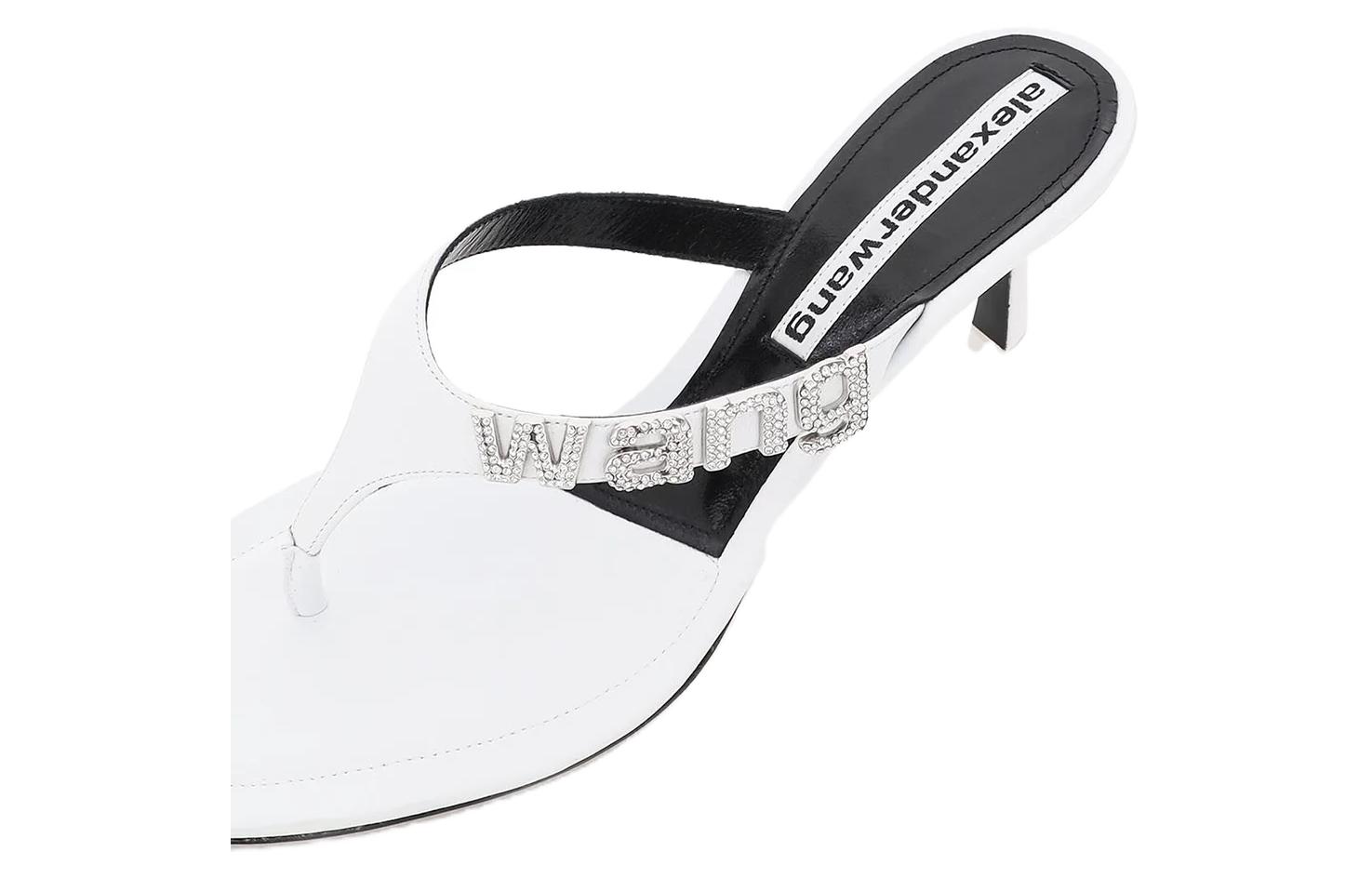 (W) Alexander Wang Ivy High Heel Sandals 'White Logo' 圖 3