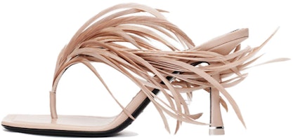 (Women) Alexander Wang Ivy High Heel Slides 'Pink Feather' 30C220S013 (Women) Alexander Wang Ivy High Heel Slides 'Pink Feather' 30C220S013