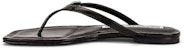 (W) Alexander Wang Ivy Slide 'Fesyen Hitam' 30221S079001
