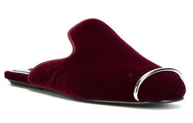 (W) Alexander Wang Jaelle 'Embellished Red Velvet Mule' 圖 2