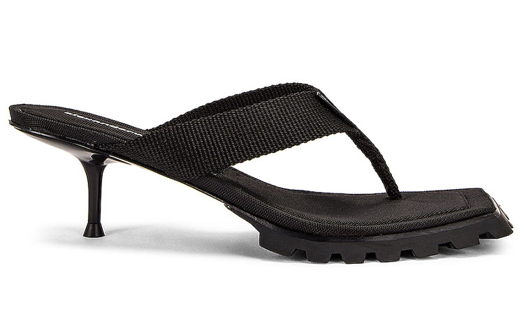 (W) Alexander Wang Jessie 'Black Open-Toe Stiletto Mules' 圖 2