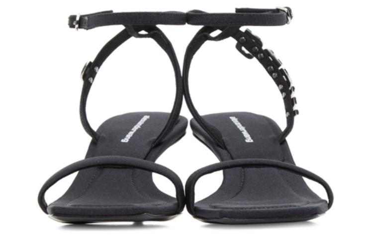 (W) Alexander Wang Jessie High Heel Sandals 'Black Logo' 圖 3