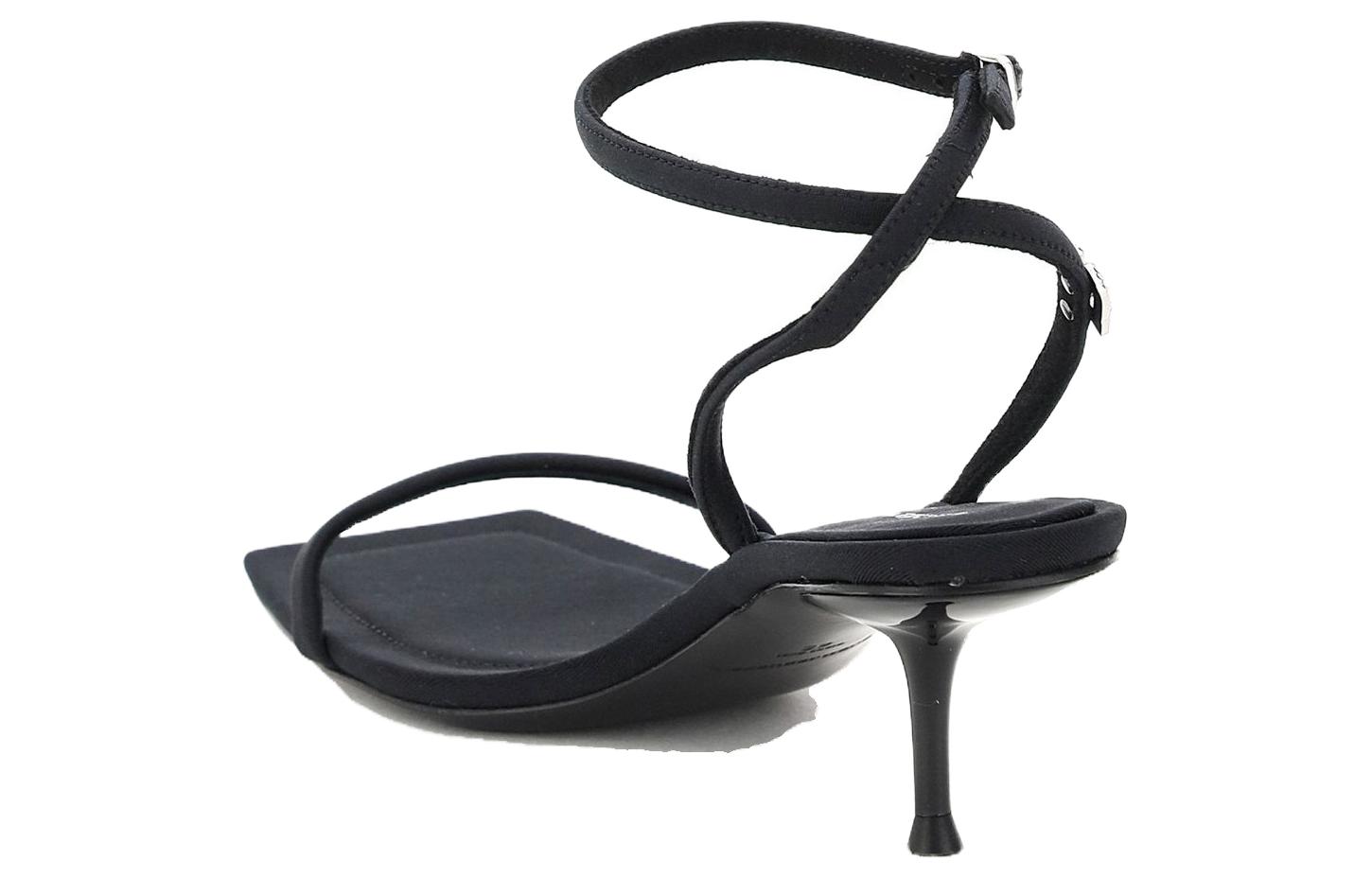 (W) Alexander Wang Jessie High Heel Sandals 'Black Logo' 圖 5