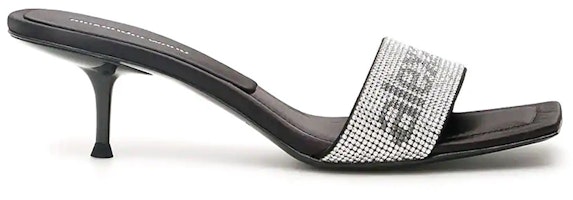 (W) Alexander Wang Jessie Sandalias 'Tacón Alto Cristal Negro' 30C120P092 Order (W) Alexander Wang Jessie Sandalias 'Tacón Alto Cristal Negro' 30C120P092