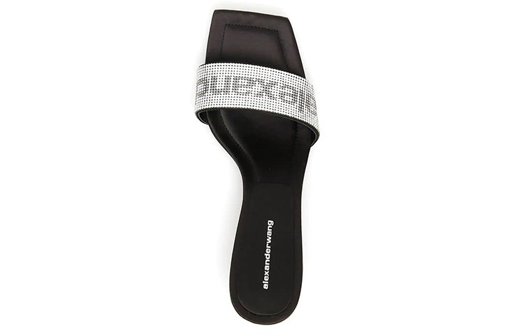 Shop (W) Alexander Wang Jessie Sandals 'Crystal High Heel Hitam' 30C120P092