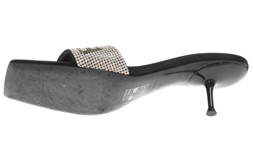 Purchase (W) Alexander Wang Jessie Sandals 'Crystal High Heel Hitam' 30C120P092