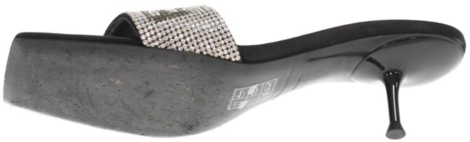 (W) Alexander Wang Jessie Sandalias 'Tacón Alto Cristal Negro' 30C120P092 Purchase (W) Alexander Wang Jessie Sandalias 'Tacón Alto Cristal Negro' 30C120P092