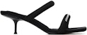 (W) Sandal Tumit Tinggi Terbuka 'Alexander Wang Julie' Hitam 30321S034001