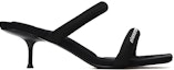 Order (W) Sandal Tumit Tinggi Terbuka 'Alexander Wang Julie' Hitam 30321S034001